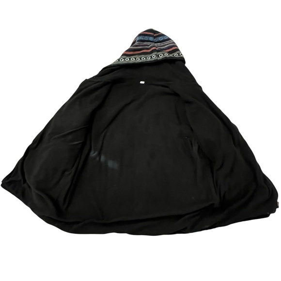 Striped Cotton Baja Zip Up Hoodie Boho Southwest Unisex Jacket Size: Medium - Picture 5 of 7